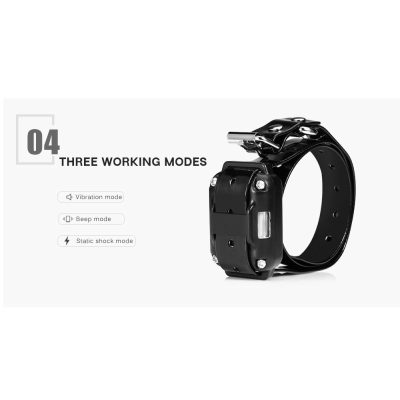 800m Elektrisk Hundetræningskrave Vandtæt Genopladelig Justerbare Vibrationer LCD-skærm Kæledyrstræning
