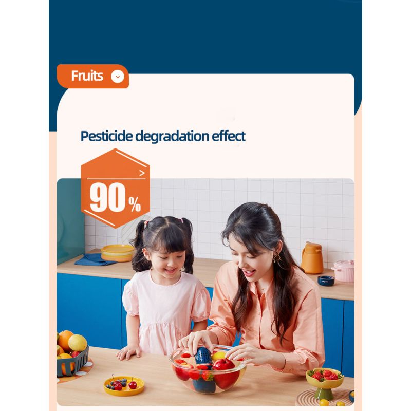 Donlim grøntsagsvasker med ozonizer opvaskemaskine til effektiv pesticidfjernelse og fødevaresikkerhed