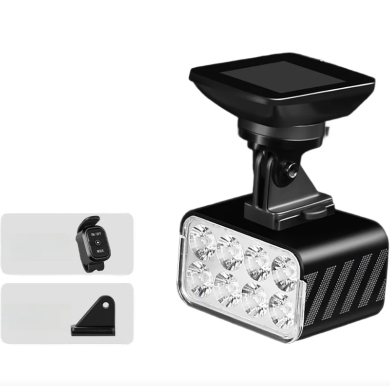 W450 Cykellygte 1800 Lumen: Trådløs fjernbetjent forlygte m/hæve/sænke. Optimal cykelsikkerhed.