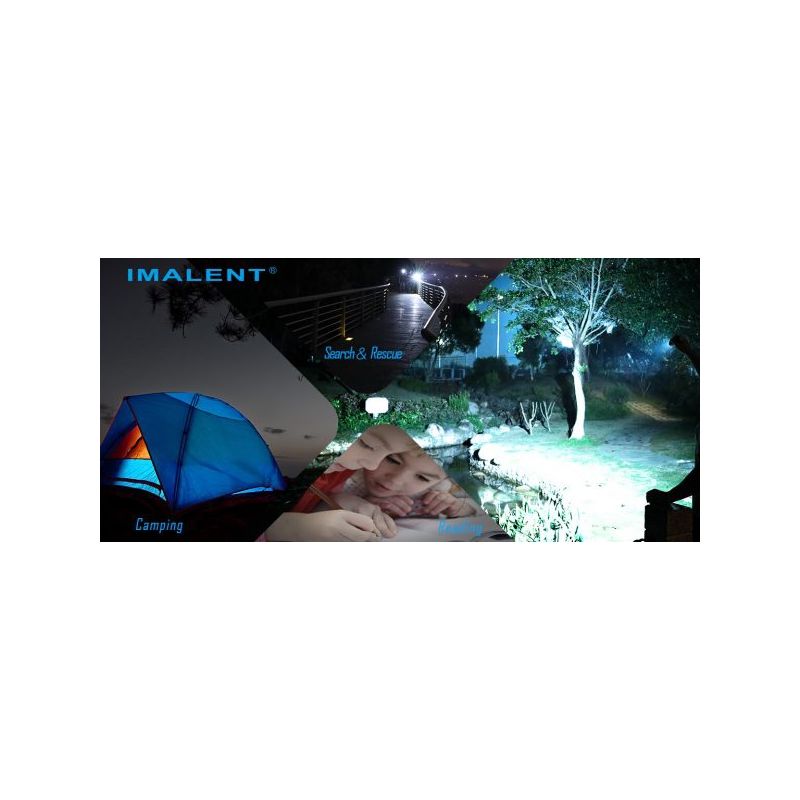 IMALENT MS03 XHP70 EDC lommelygte 13000 lumen 324 meter lysstråle kompakt og genopladelig udendørs lommelygte
