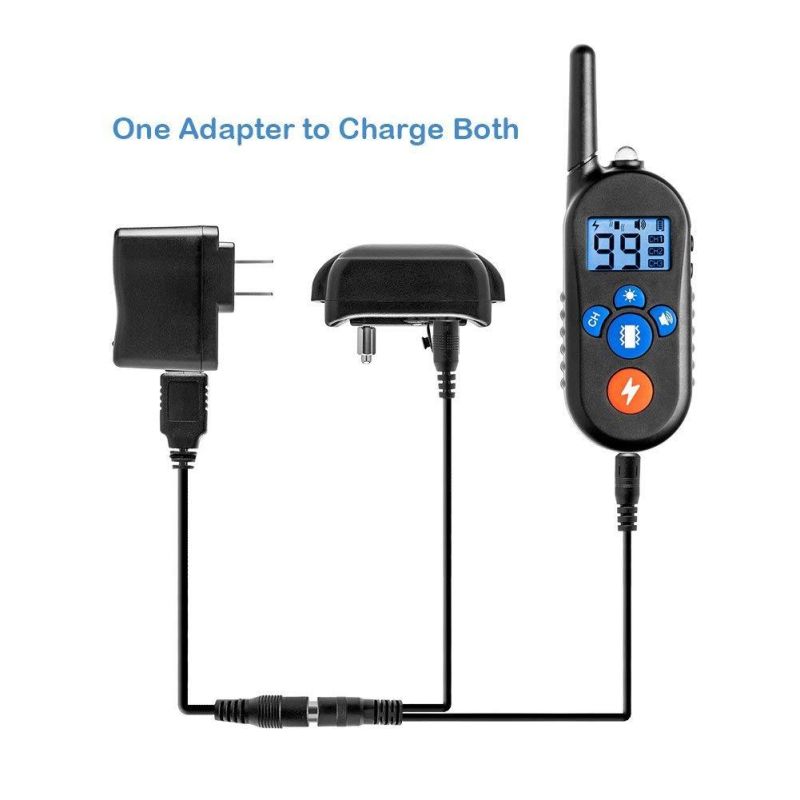 800m Elektrisk Hundetræningshalsbånd med Fjernbetjening 3 Træningstilstande til Kæledyrstræning Små Store Hunde