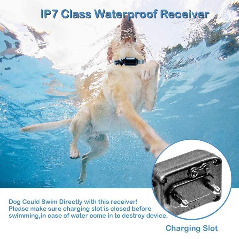 800m Elektrisk Hundetræningshalsbånd med Fjernbetjening 3 Træningstilstande til Kæledyrstræning Små Store Hunde