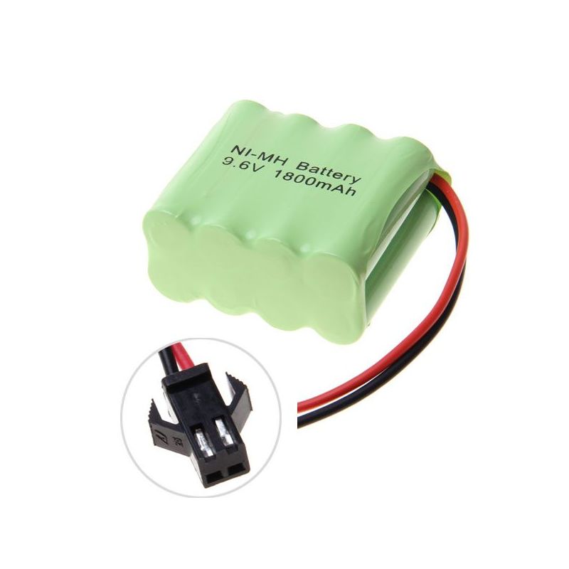 9,6V AA 1800mAh Ni-MH SM-stik batteri Høj kapacitet og stabil ydelse Perfekt til modelfly og fjernstyrede biler