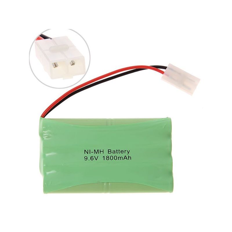 Miljøvenligt 9.6V AA 1800mAh Ni-MH høj kapacitet batteri til legetøjsbiler og modelfly stabil ydeevne grøn energi