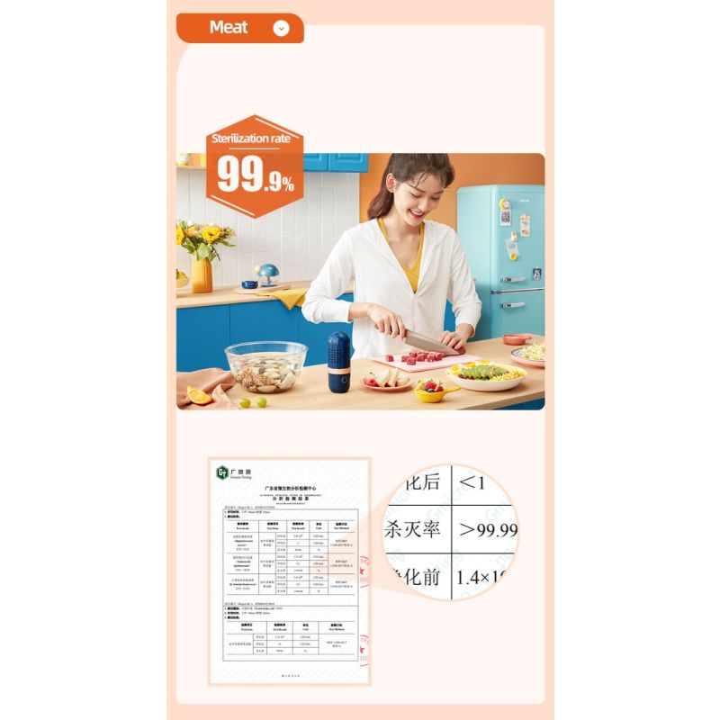 Donlim grøntsagsvasker med ozonizer opvaskemaskine til effektiv pesticidfjernelse og fødevaresikkerhed