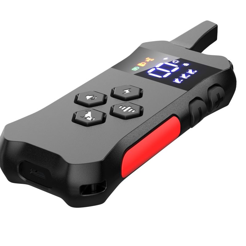 Effektiv vandtæt hundetræningskrave med fjernkontrol Genopladelig krave til alle racer Sikker adfærdstræning