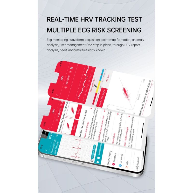 ET540 Smartwatch: Fitness Tracker m. Blodsukker, EKG, Blodtryk, Puls, Temp & Bluetooth Opkald