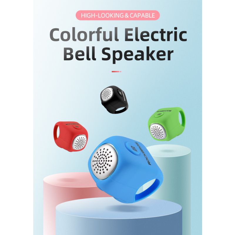 ROCKBROS elektrisk cykelklokke 110 dB horn regnfast MTB cykelstyr sikkerhed for sikker cykling og cykeltilbehør