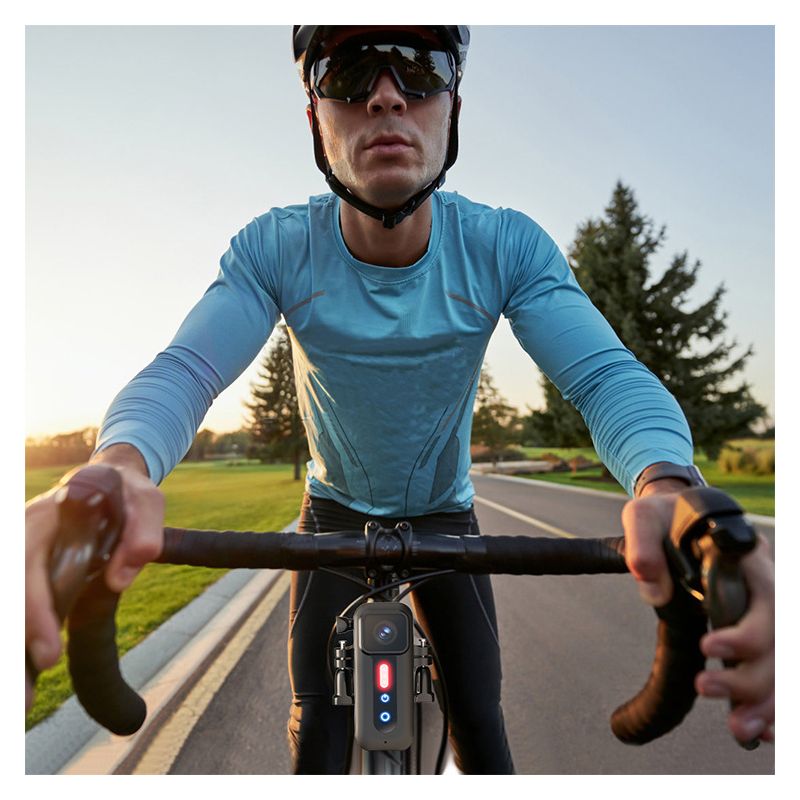 1080P Cykeloptager Cykelbaglygte Cykeltilbehør med HD Videooptagelse Perfekt til bycykling og Mountain Biking