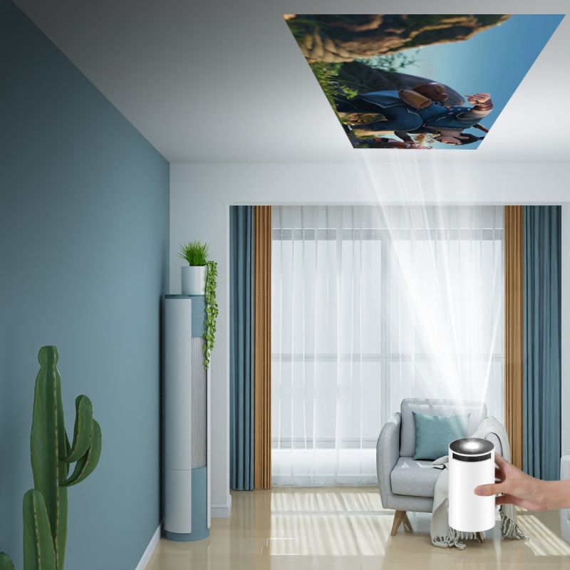 HY300 Android Projektor Smart Bærbar 1280x720P Wifi Projektor Perfekt til Film-aften og Hjemmebiooplevelse