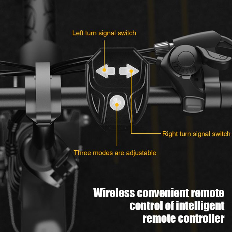 Cykel Blinklys Baglygte LED Cykellygte USB Genopladelig Trådløs Sikkerhed Synlighed Perfekt Cykeltilbehør