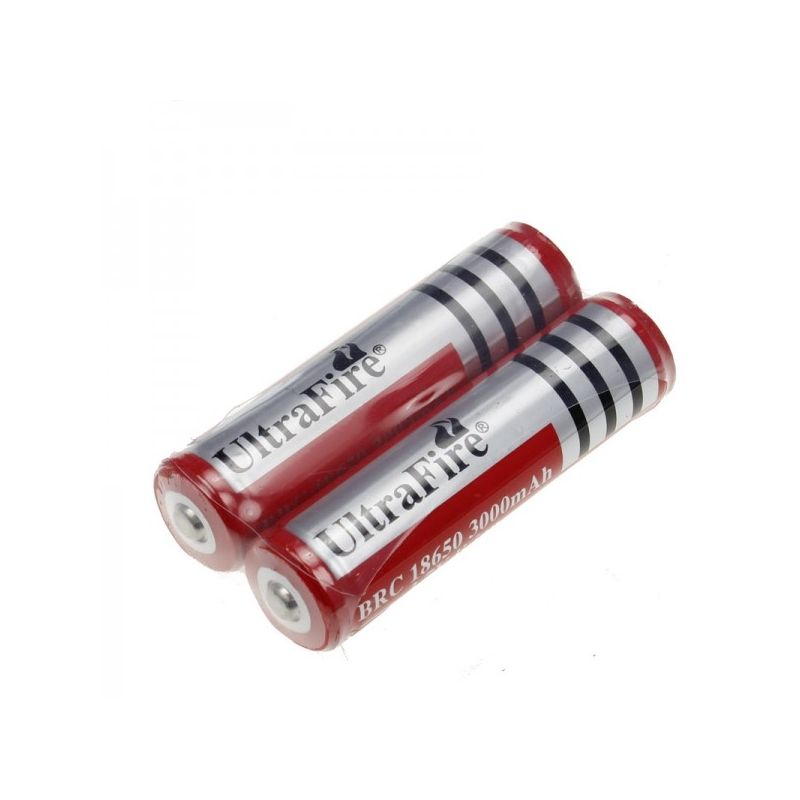 Ultrafire 18650 batteri 3000mAh 3.7V med PCB beskyttelse langvarig og miljøvenlig strøm til gadgets og lommelygter
