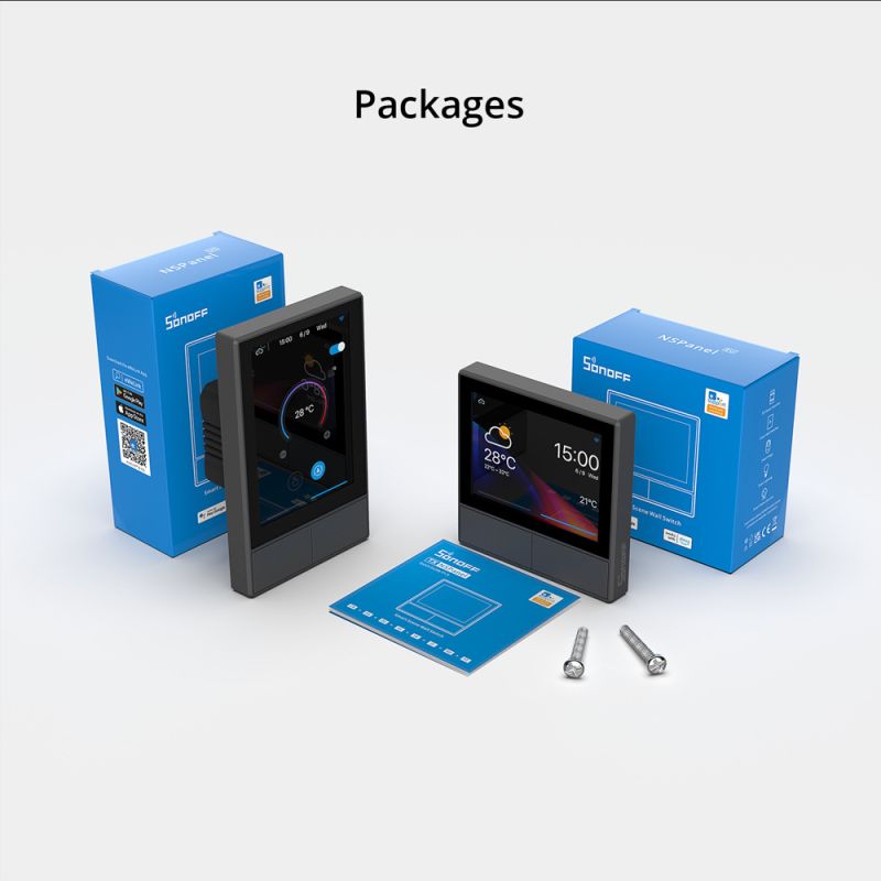 SONOFF NSPanel WiFi Scene Smart Switch til central styring i moderne hjem EU Touchskærm Alexa Google Home