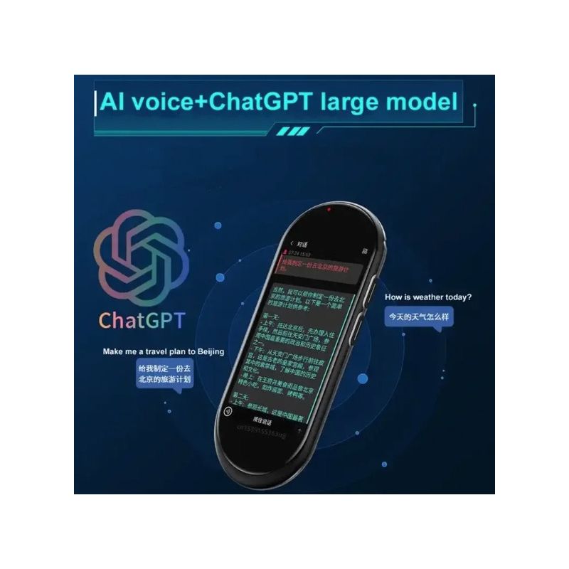A10 Voice Translator 4,1 tommer HD for Præcise Oversættelser Flersproget Rejsepartner med 4G SIM Global Kommunikation