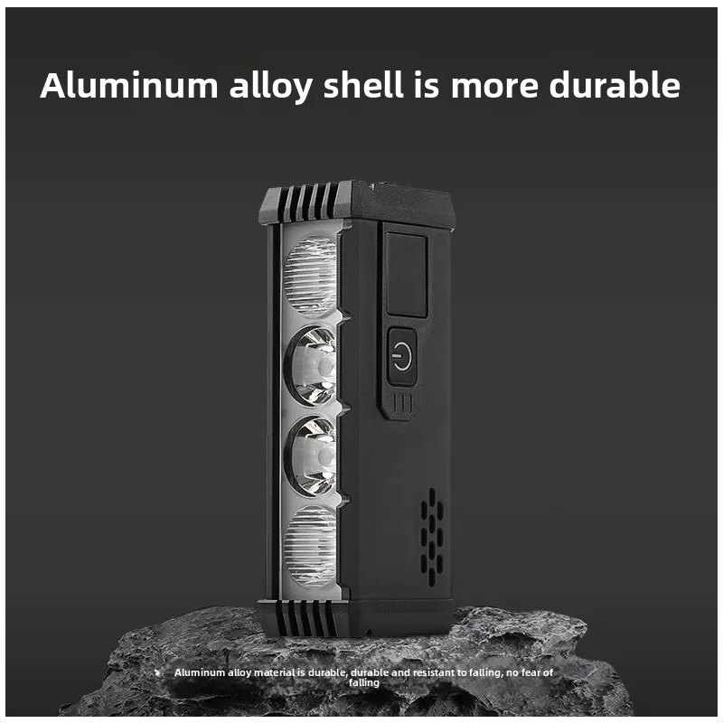 ACRUNU LED Cykellygte 4000 Lumen: USB Genopladelig Cykelforlygte for Sikker Cykeltur, 4 Tilstande.