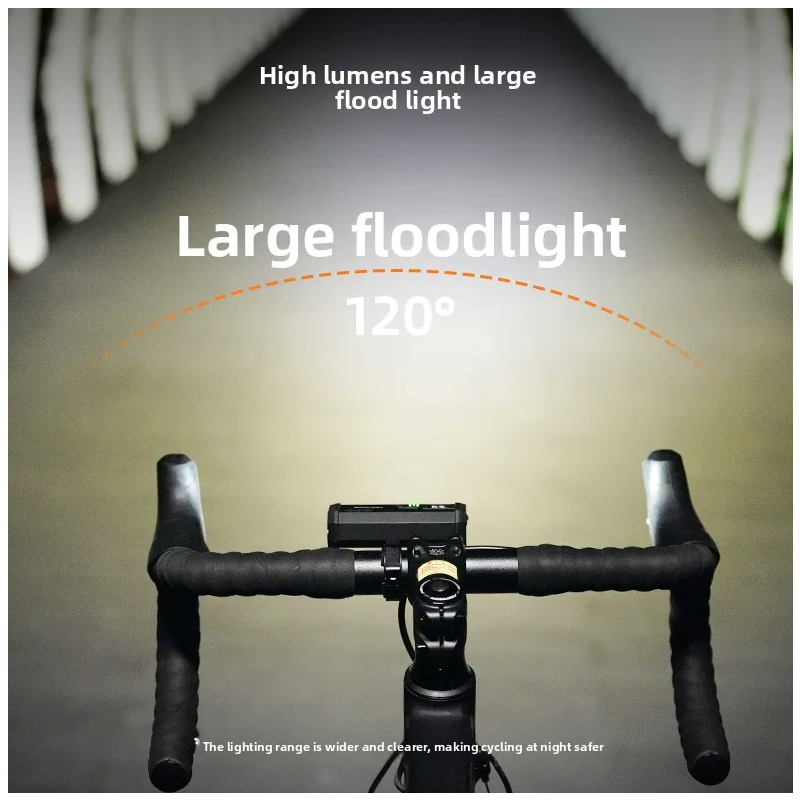 ACRUNU LED Cykellygte 4000 Lumen: USB Genopladelig Cykelforlygte for Sikker Cykeltur, 4 Tilstande.