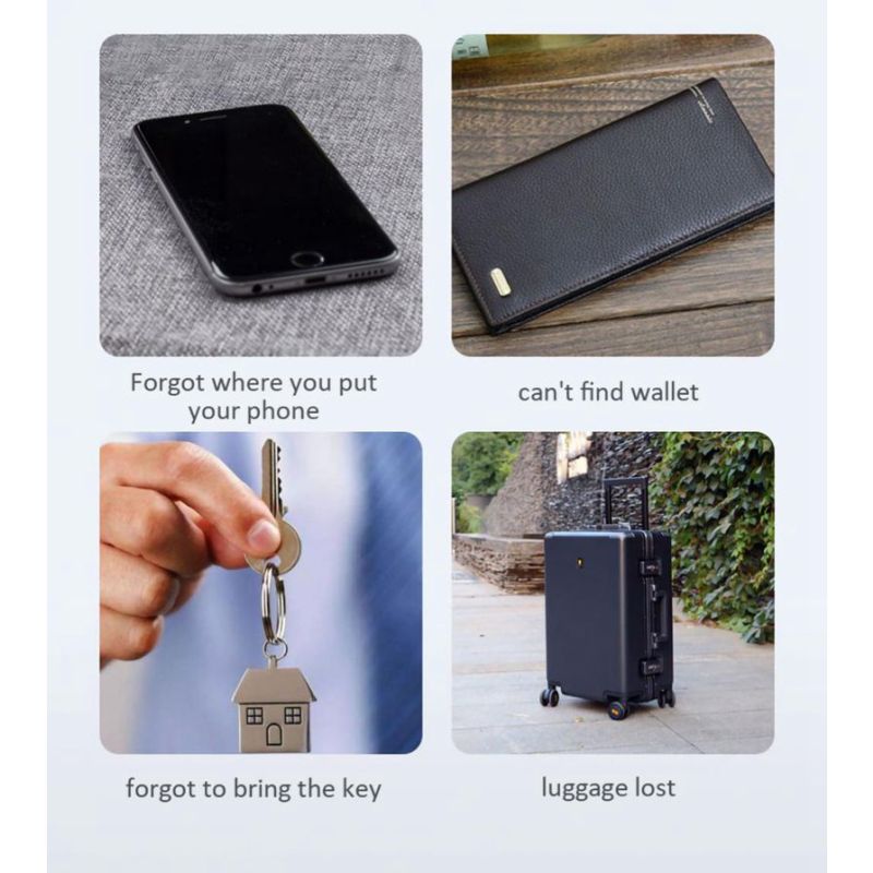 Mini GPS Tracker Bluetooth 4.0 Smart Locator Kompakt Design Til Kæledyr Børn Mistede Genstande Recovery