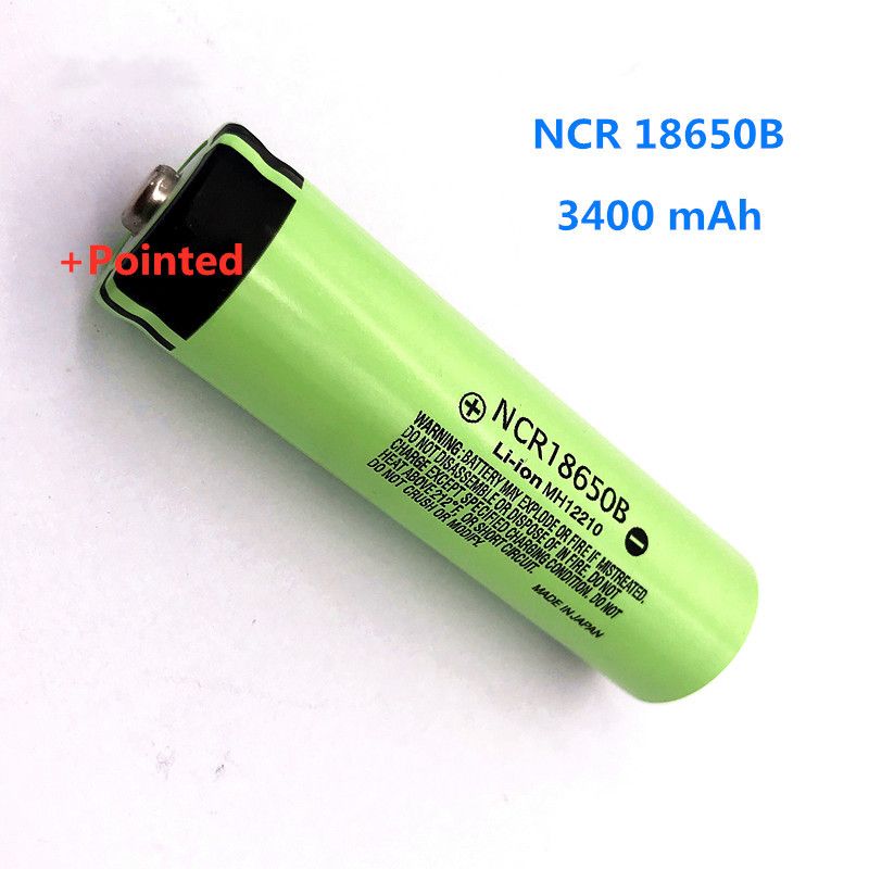 NCR18650B 3400mAh 18650 Li-Ion genopladeligt batteri