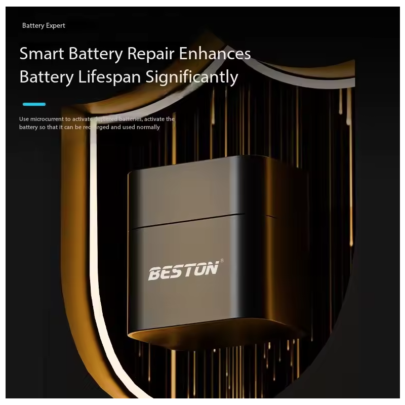 Beston Smart Batterioplader Sæt: 8 Slots AA/Li-ion, 1.5V 3600mWh. Hurtig Opladning til Kameraer & Gamepads
