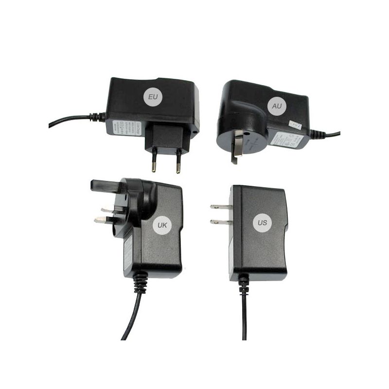 Intut 8.4V Li-Ion cykellampe oplader kompakt rejseoplader effektiv universel opladning returnering tilladt