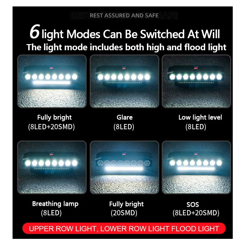 USB genopladeligt cykelforlygte med 120dB cykelhorn robust vandtæt design perfekt til urban pendlercykling
