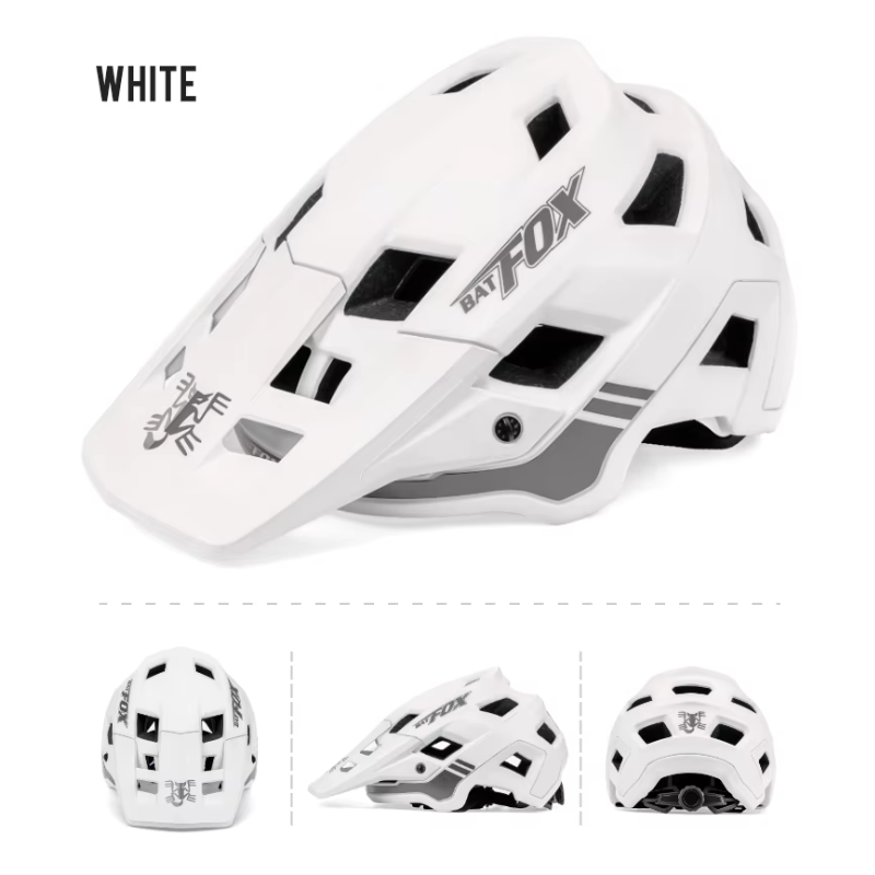 BATFOX mountaincykelhjelm til mænd kvinder justerbar størrelse In-Mould teknologi farverig letvægts hjelm