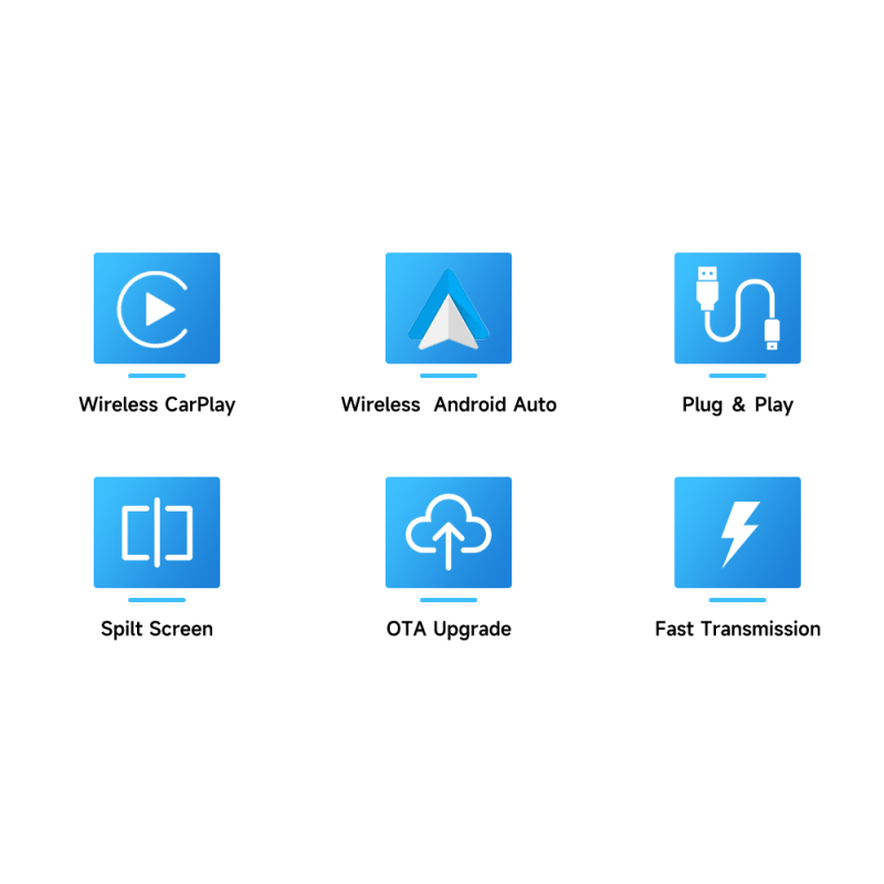 CarlinKit 2air 5.0 CarPlay trådløs adapter Android Auto trådløs adapter smartphone tilslutning bilteknologi