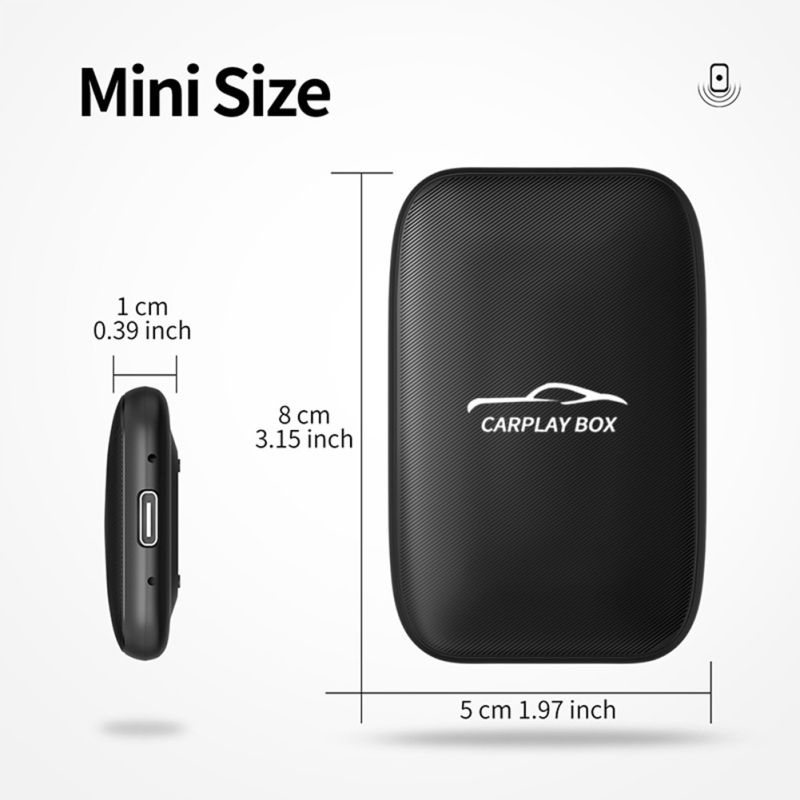 Oplev Carplay Box Trådløs Android Auto Adapter Netflix YouTube Universal Multimedia Video Box til bilunderholdning