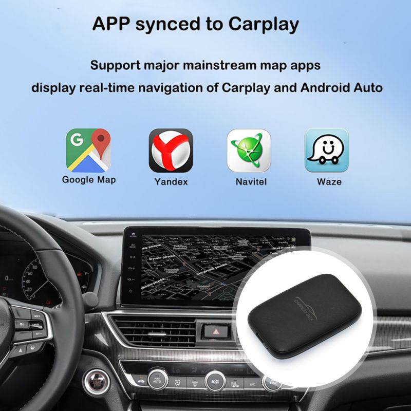 Oplev Carplay Box Trådløs Android Auto Adapter Netflix YouTube Universal Multimedia Video Box til bilunderholdning