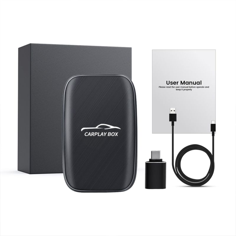 Oplev Carplay Box Trådløs Android Auto Adapter Netflix YouTube Universal Multimedia Video Box til bilunderholdning
