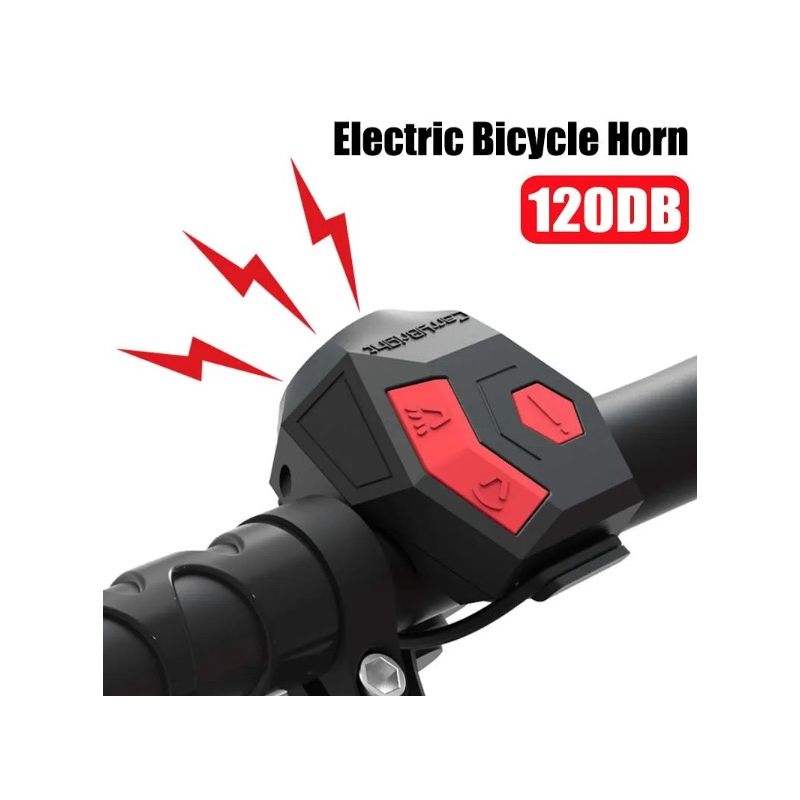 CarryBright CBH3 USB genopladelig cykelhorn 120dB elektrisk klokkehorn til mountainbiking og bytransport