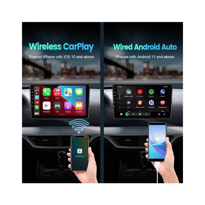 CarlinKit USB CarPlay Dongle nem installation AI Box til Android bilradio smartphone integration rejsekammerat