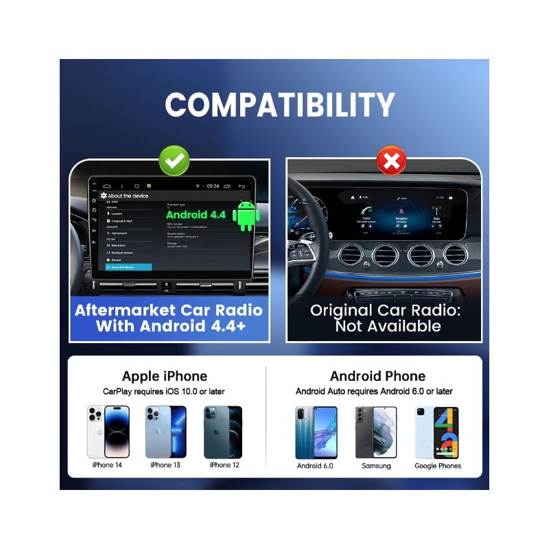 CarlinKit USB CarPlay Dongle nem installation AI Box til Android bilradio smartphone integration rejsekammerat
