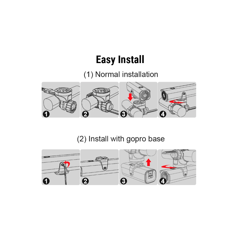 TOWILD CL600 LED Cykellygte Forlygte USB Genopladelig 2000mAh Vandtæt Cykelsikkerhed til Bycykling og Skovstier