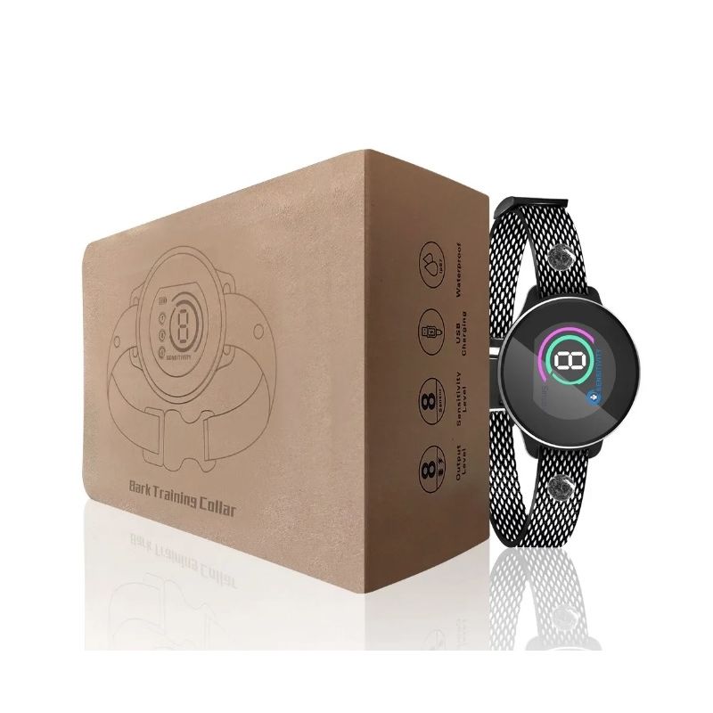 Smart Automatisk Anti Gøende Hundehalsbånd med Genopladelig Bark Stop Effektiv Gøen Styring og Avanceret Genkendelse
