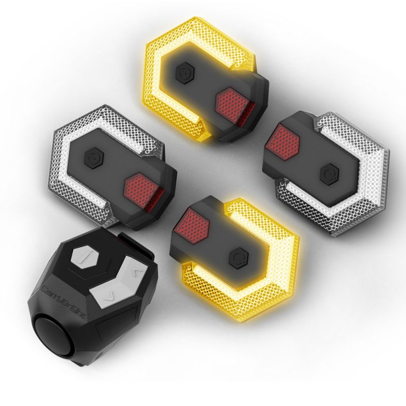 Discover CarryBright CBX4 cykellys med horn og smart trådløs fjernbetjening vandtæt cykelsikkerhed alignVisibility