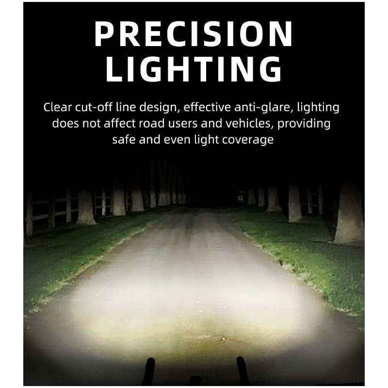 Hængende Cut-off Kabel Cykel Forlygter 1600LM Trådløs Forlygte med Høj Lysstyrke til Natkørsel og Cykelsikkerhed