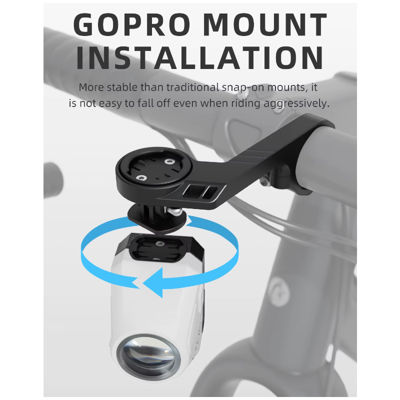 Hængende Cut-off Kabel Cykel Forlygter 1600LM Trådløs Forlygte med Høj Lysstyrke til Natkørsel og Cykelsikkerhed