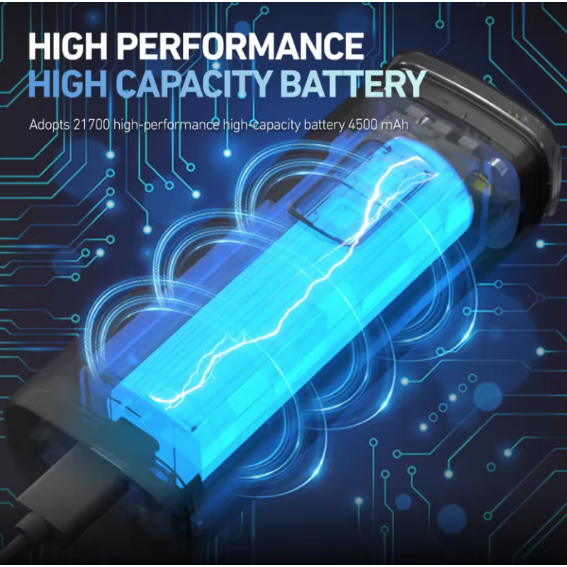 CYCLAMI BR2000 Cykellygte: Lys vejen op med 2000 lumen! Type-C Forlygte til MTB/Landevejscykling.