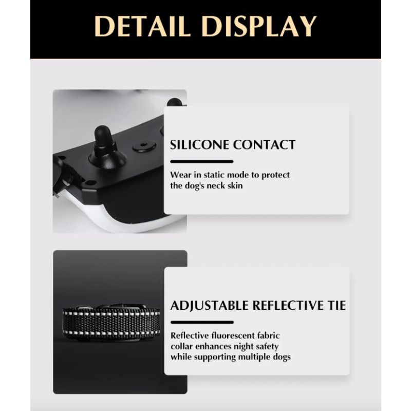 Innovativt Trådløst Hundhegn og Fjerntræningshalsbånd til Kæledyrssikkerhed Hvalpetræning Hunde i Alle Størrelser