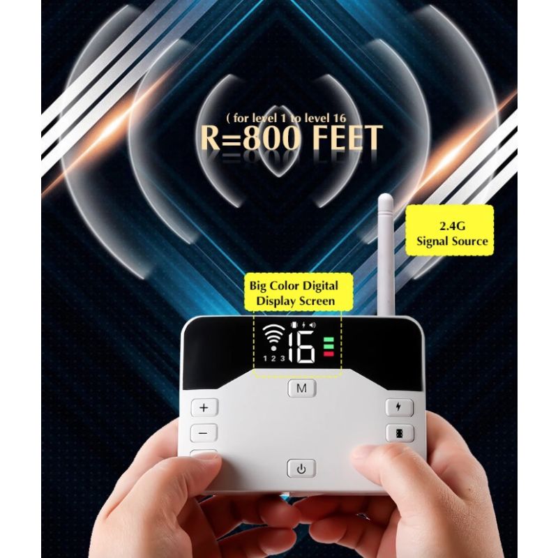 Innovativt Trådløst Hundhegn og Fjerntræningshalsbånd til Kæledyrssikkerhed Hvalpetræning Hunde i Alle Størrelser