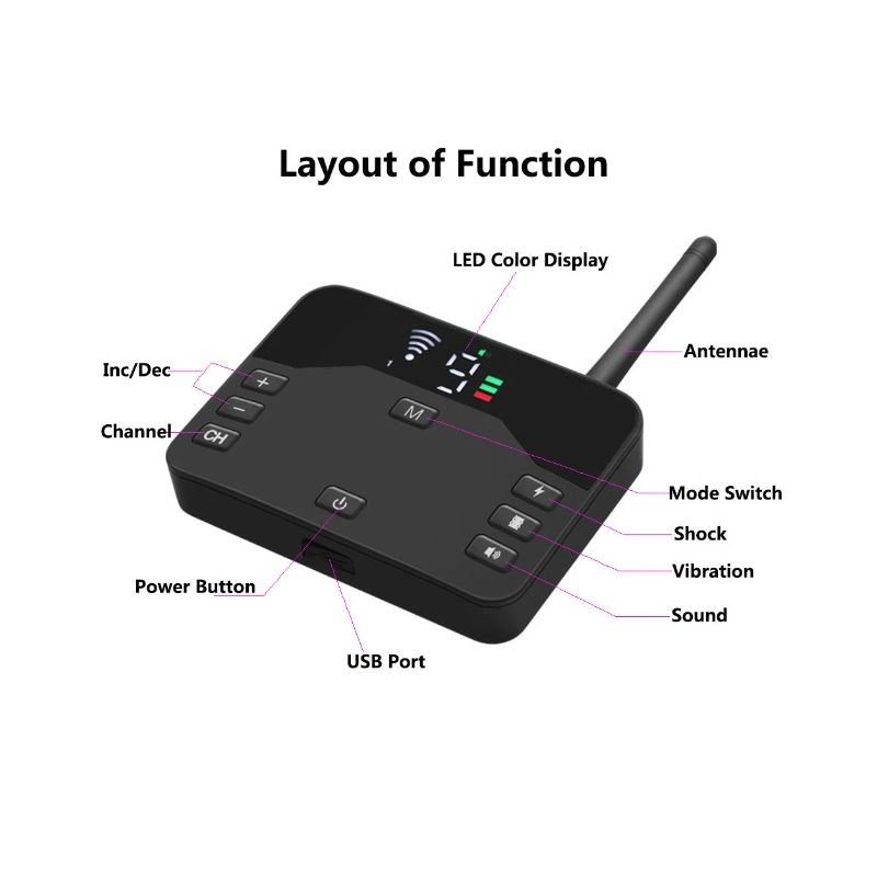 Trådløst dyreindeslutningssystem med justerbart bip vibration chok Innovativt elektronisk hundehegnssæt