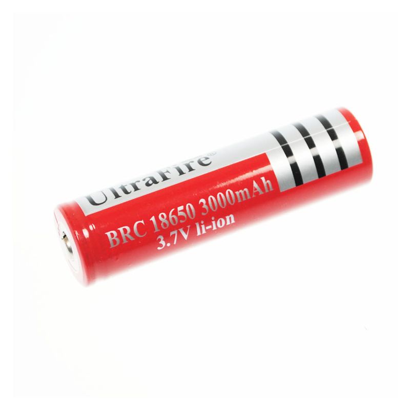 Ultrafire BRC 3000mAh 3.7V Li-Ion Høj Kapacitet Genopladeligt Batteri til Lommelygter og Bærbare Gadgets
