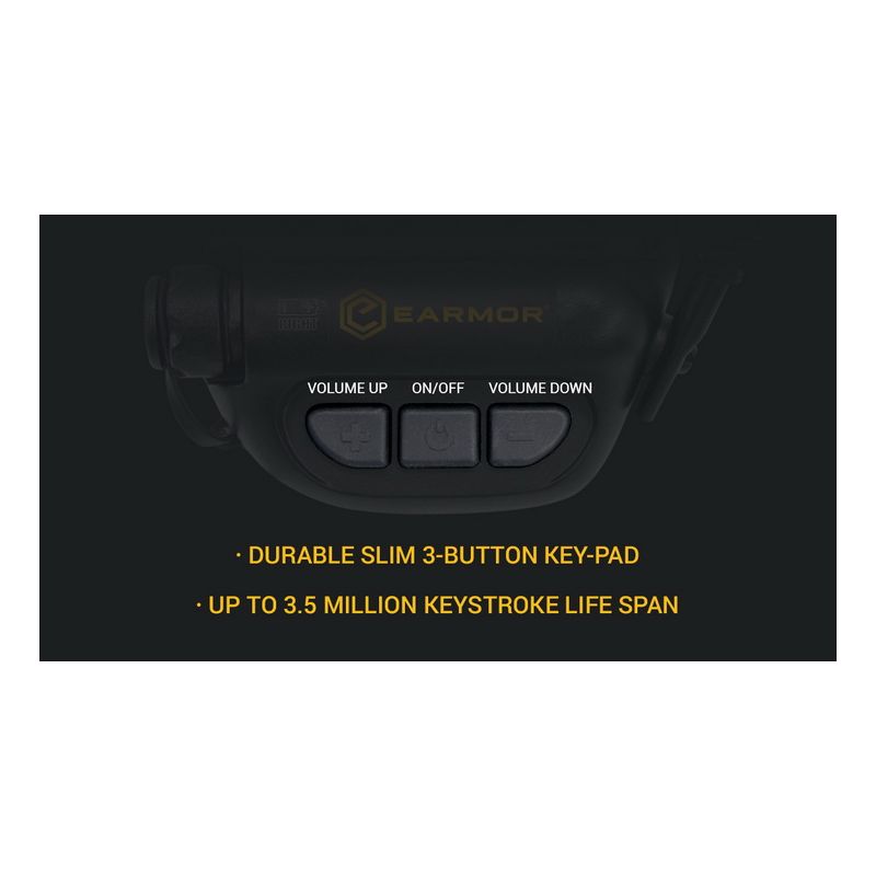 Skydeværn EARMOR M32 taktiske hovedtelefoner avanceret støjreduktionsteknologi komfortabel pasform