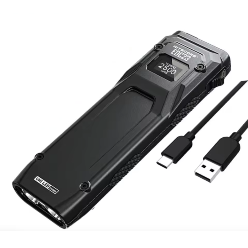 NITECORE EDC23 kompakt lommelygte med UHi LED 2500 lumens ideel til hverdagsbrug og udendørs eventyr