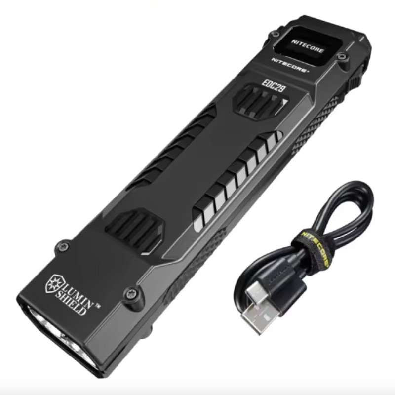 NITECORE EDC29 6500 lumen USB-C genopladelig lommelygte camping og hverdagens bærbar med justerbare niveauer