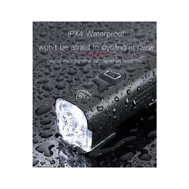 EOS530 Cykellygte 1000LM USB Genopladelig Vandtæt Mountainbike Forlygte SST20 Lyskilder Cykeltilbehør