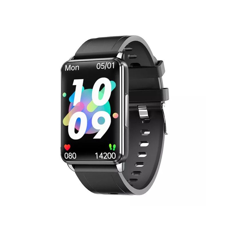 EP02 Blodglukose Smartwatch EKG HRV Temperatur – 1,57" HD Vandtæt Fitness Ur med Ilt & Søvnapnø