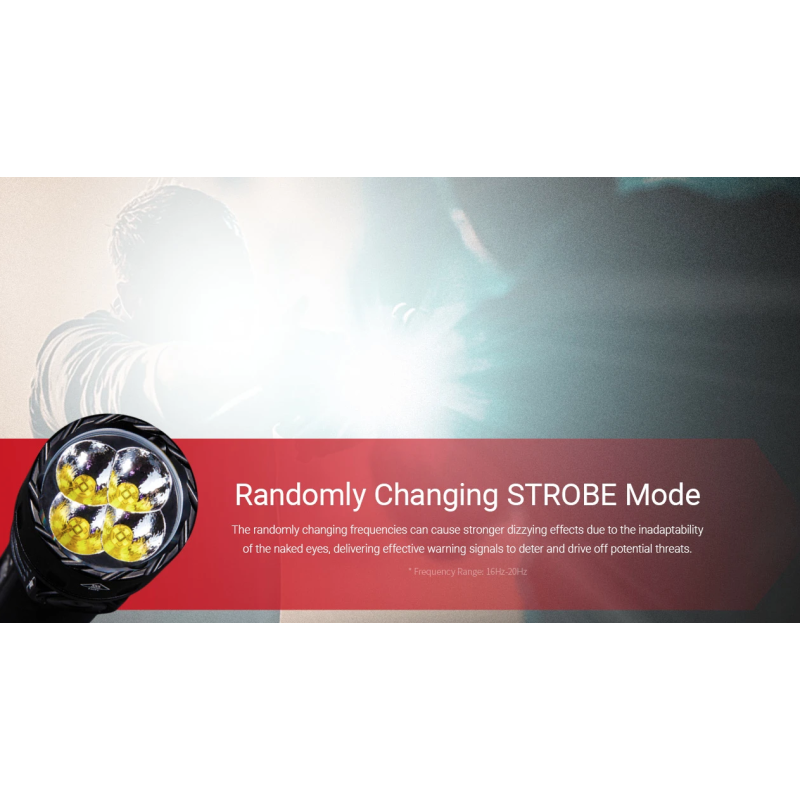 Nitecore EX7 6000 Lumen USB-C Genopladelig Lommelygte - Kraftig & Robust