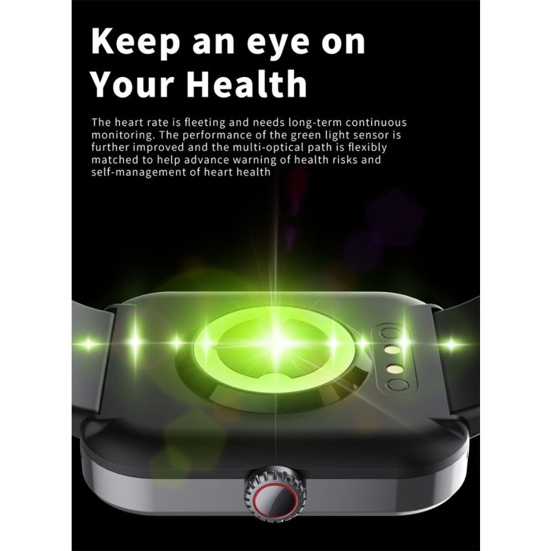 F57L Smartwatch for Blodsukker, Blodtryk & Puls. Sundhed & Sport iOS Android